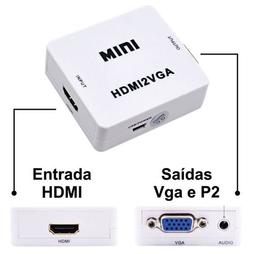 Adaptador HDMI para VGA